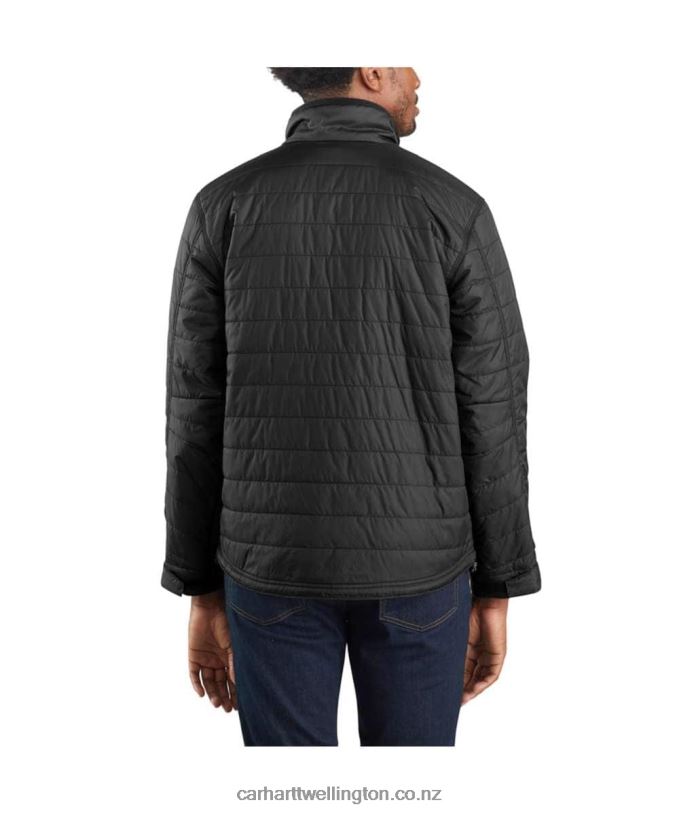 Men Rain Defender Relaxed Fit Lightweight Insulated Jacket Carhartt R6J0P22 Black
