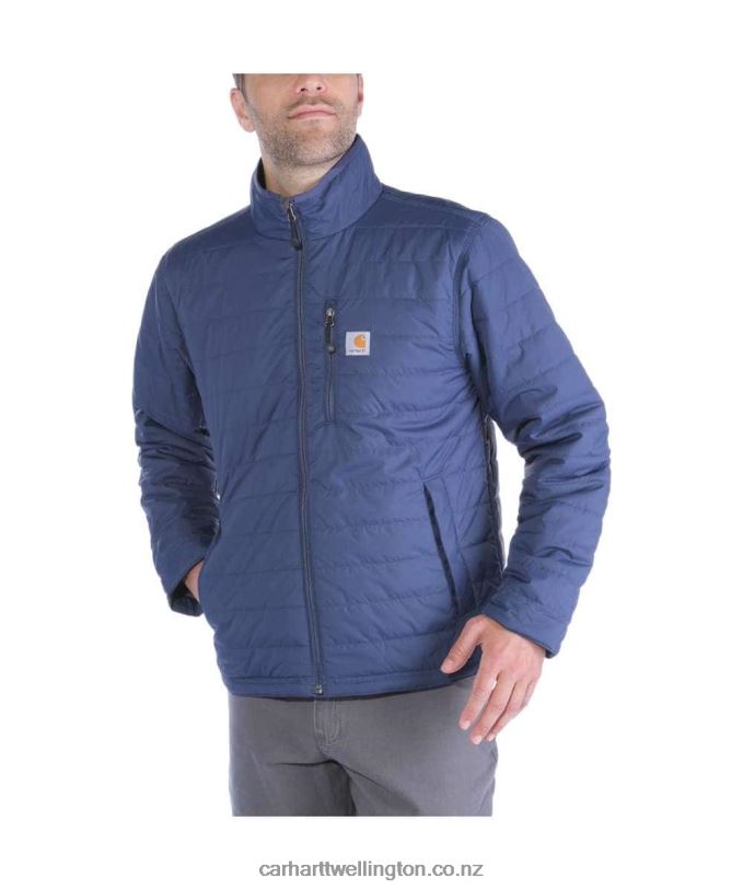 Men Rain Defender Relaxed Fit Lightweight Insulated Jacket Carhartt R6J0P22 Black