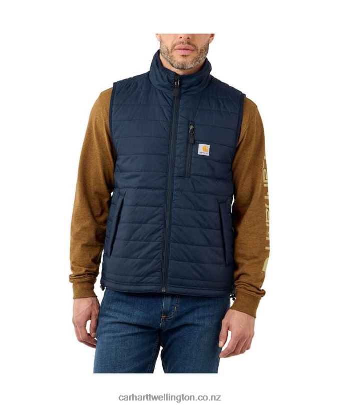 Men Rain Defender Relaxed Fit Lightweight Insulated Vest Carhartt R6J0P104 Black