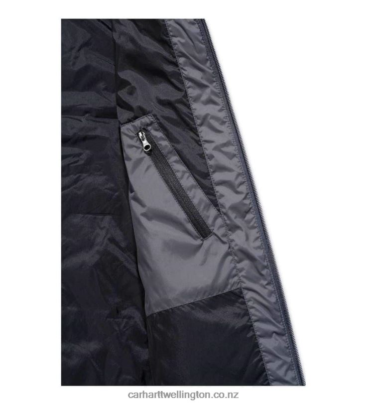 Men Rain Defender Relaxed Fit Lightweight Insulated Vest Carhartt R6J0P104 Black