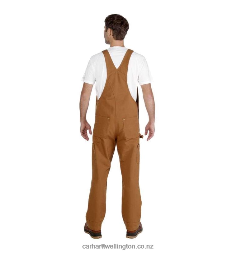 Men Relaxed Fit Duck Bib Overall Carhartt R6J0P74 Black