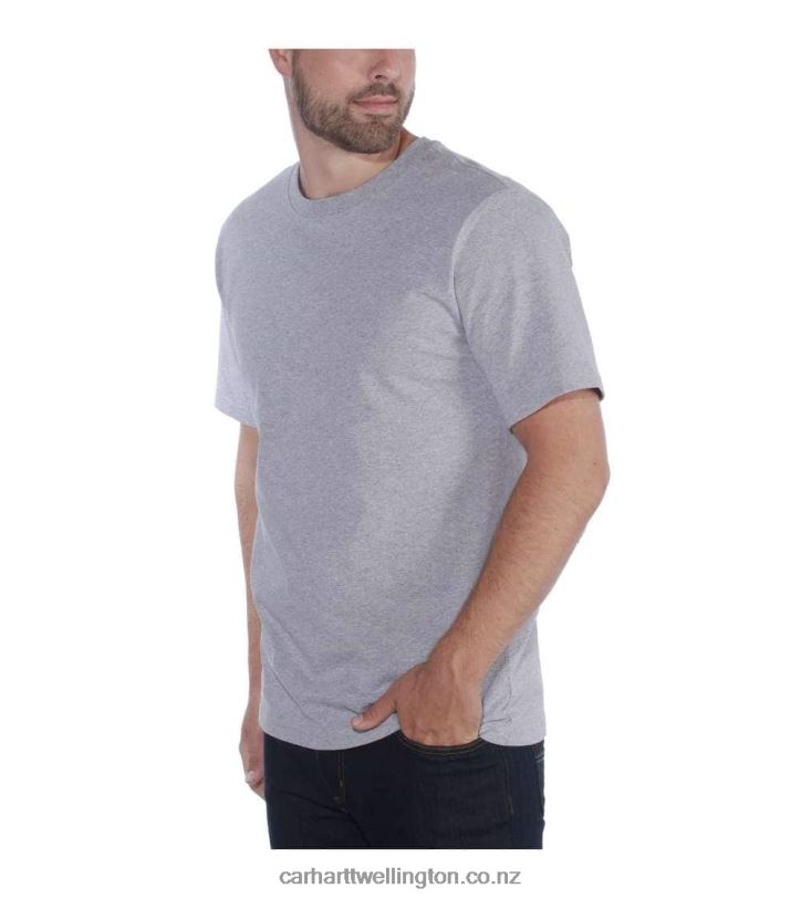 Men Relaxed Fit Heavyweight Short-Sleeve T-Shirt Carhartt R6J0P124 Black