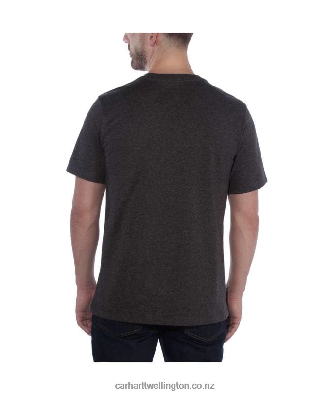Men Relaxed Fit Heavyweight Short-Sleeve T-Shirt Carhartt R6J0P124 Black