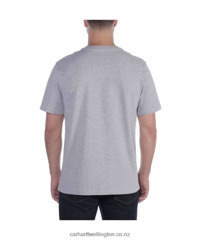 Men Relaxed Fit Heavyweight Short-Sleeve T-Shirt Carhartt R6J0P124 Black