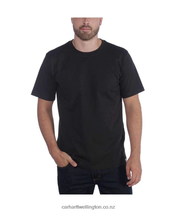 Men Relaxed Fit Heavyweight Short-Sleeve T-Shirt Carhartt R6J0P124 Black
