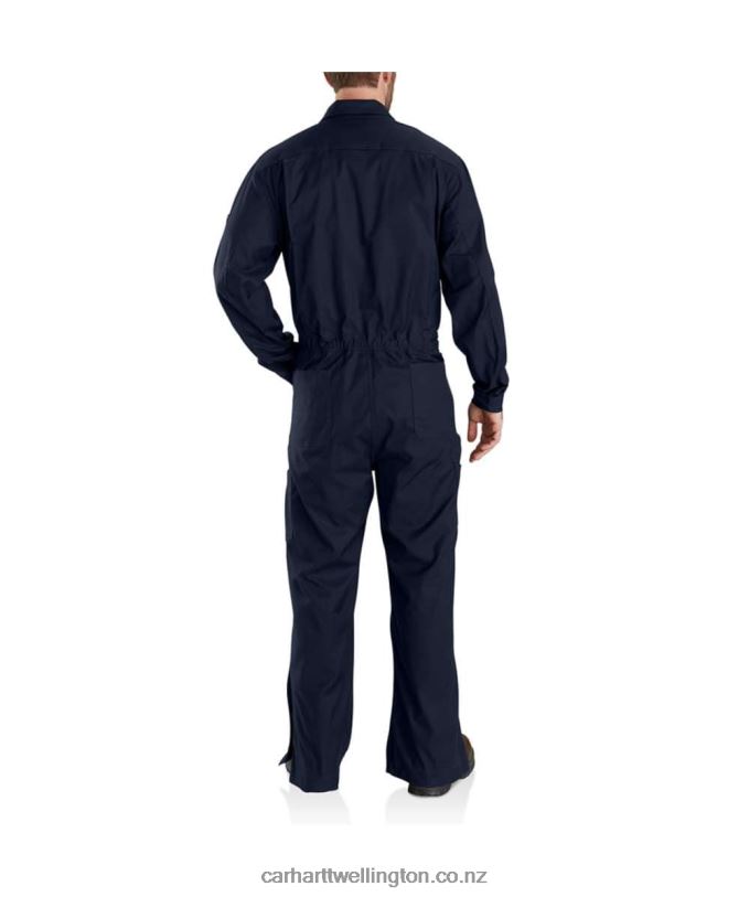 Men Rugged Flex Canvas Coverall Carhartt R6J0P79 Dark Khaki