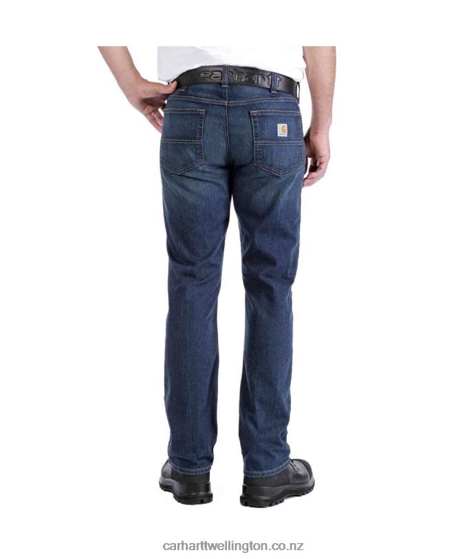 Men Rugged Flex Relaxed Fit 5-Pocket Jean Carhartt R6J0P60 Coldwater