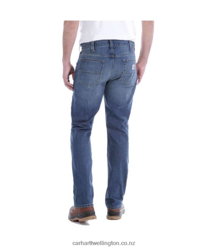 Men Rugged Flex Relaxed Fit 5-Pocket Jean Carhartt R6J0P60 Coldwater