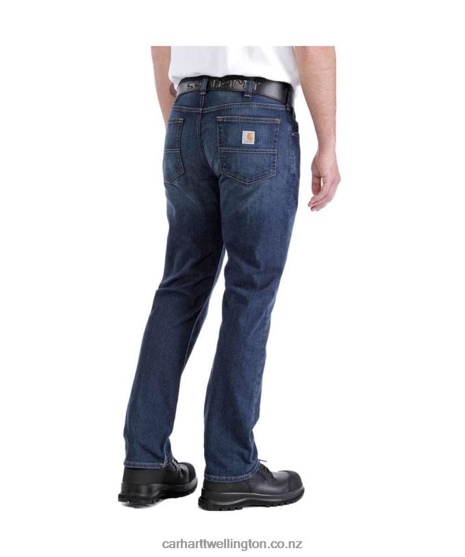 Men Rugged Flex Relaxed Fit 5-Pocket Jean Carhartt R6J0P60 Coldwater