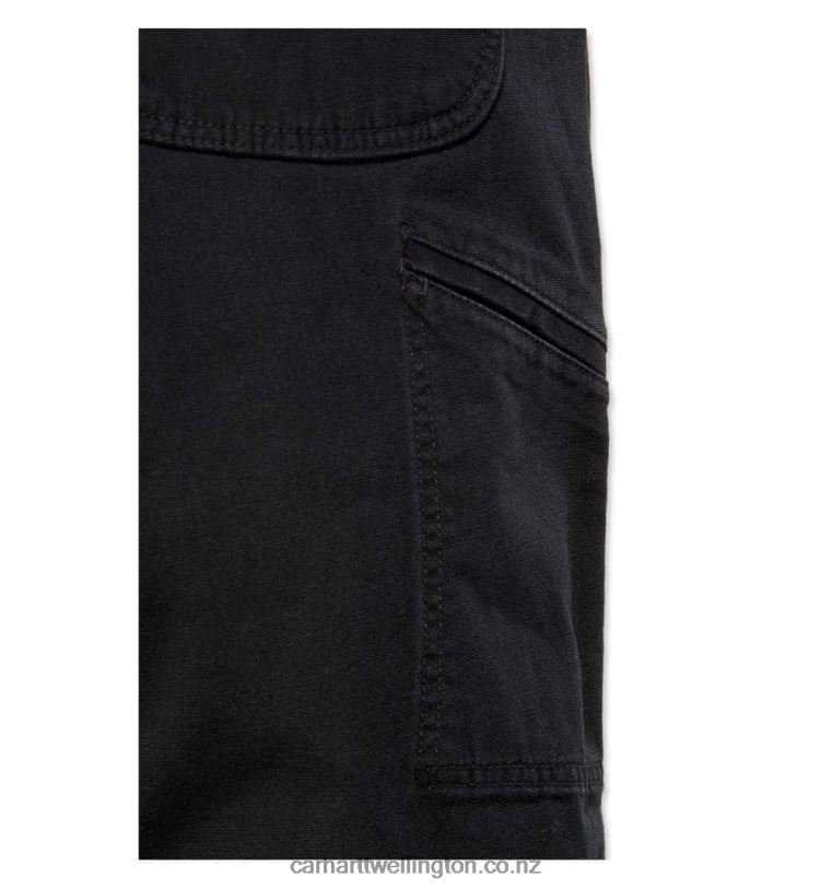 Men Rugged Flex Relaxed Fit Canvas Work Pant Carhartt R6J0P70 Dark Khaki