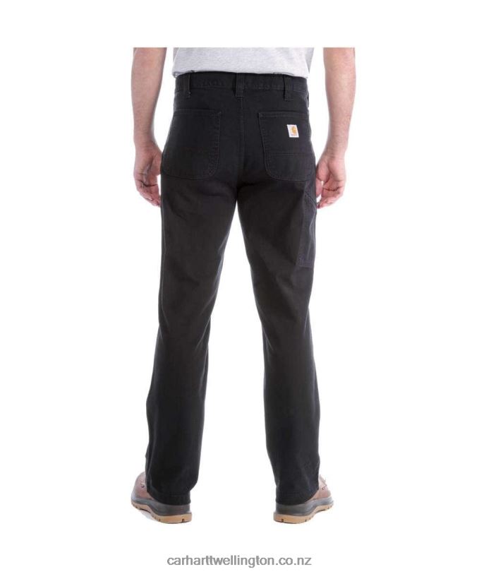 Men Rugged Flex Relaxed Fit Canvas Work Pant Carhartt R6J0P70 Dark Khaki