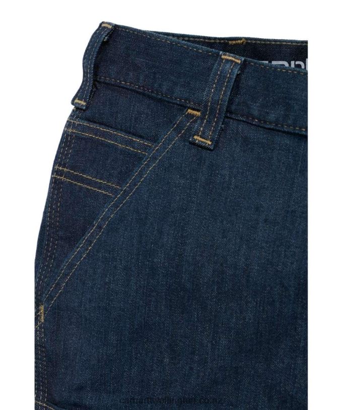 Men Rugged Flex Relaxed Fit Double-Front Utility Jean Carhartt R6J0P65 Erie