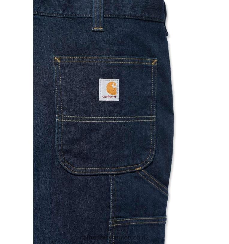 Men Rugged Flex Relaxed Fit Double-Front Utility Jean Carhartt R6J0P65 Erie