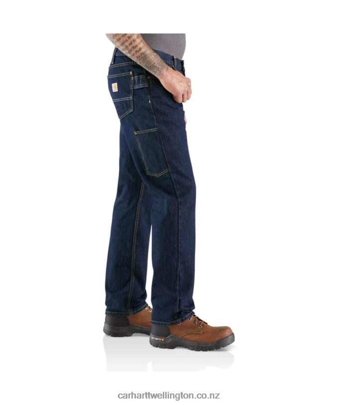 Men Rugged Flex Relaxed Fit Heavyweight 5-Pocket Jean Carhartt R6J0P11 Freight