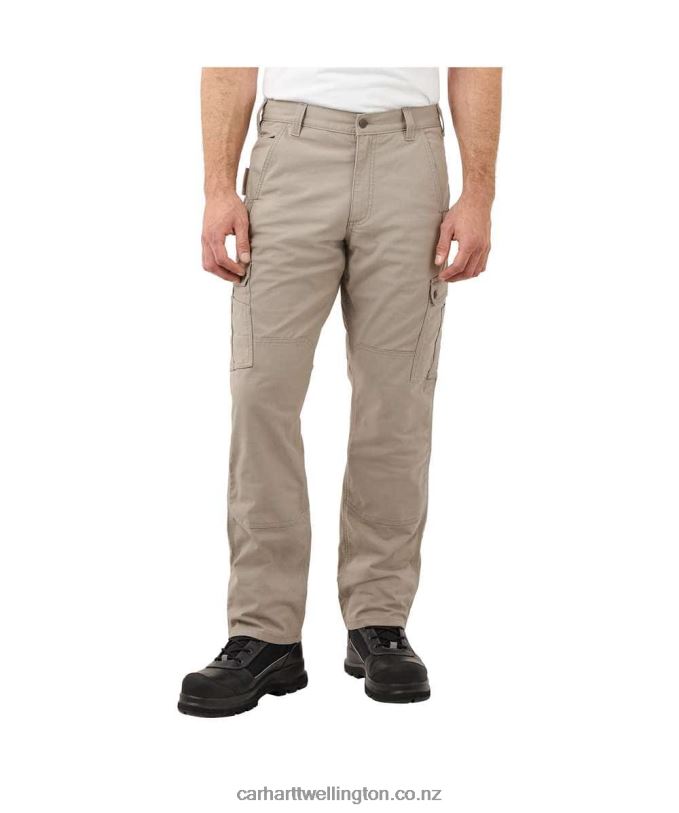 Men Rugged Flex Relaxed Fit Ripstop Cargo Work Pant Carhartt R6J0P54 Basil