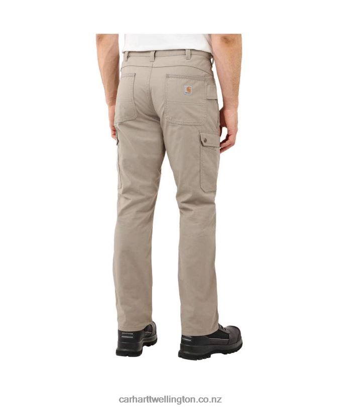 Men Rugged Flex Relaxed Fit Ripstop Cargo Work Pant Carhartt R6J0P54 Basil