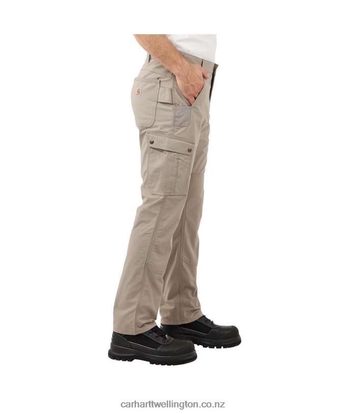 Men Rugged Flex Relaxed Fit Ripstop Cargo Work Pant Carhartt R6J0P54 Basil
