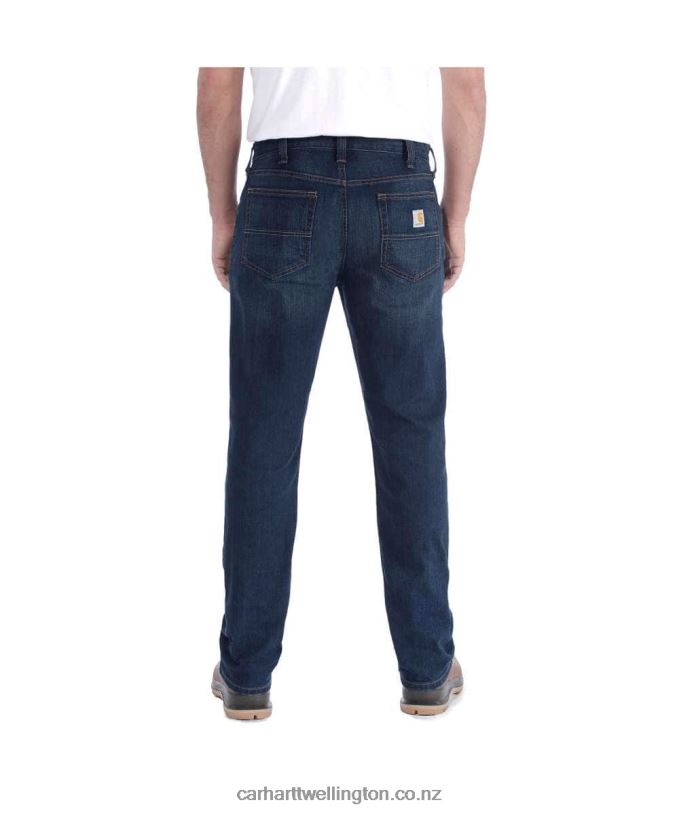 Men Rugged Flex Slim Fit 5-Pocket Tapered Jean Carhartt R6J0P71 Erie