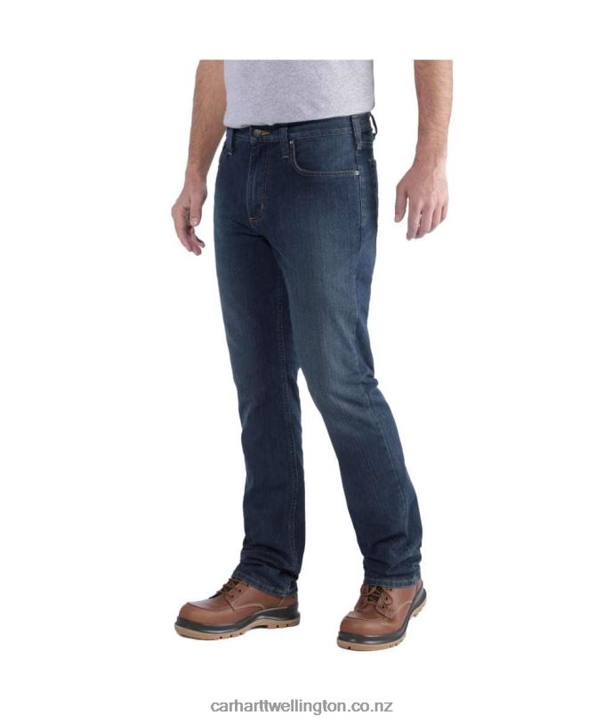 Men Rugged Flex Slim Fit 5-Pocket Tapered Jean Carhartt R6J0P71 Erie