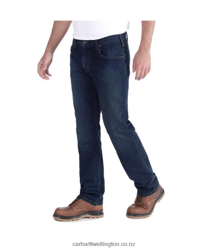 Men Rugged Flex Slim Fit 5-Pocket Tapered Jean Carhartt R6J0P71 Erie