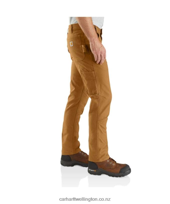 Men Rugged Flex Straight Fit Duck Tapered Leg Utility Work Pant Carhartt R6J0P67 Black