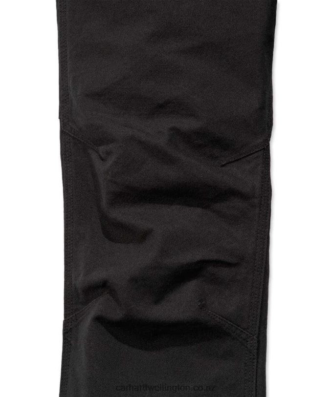 Men Rugged Flex Straight Fit Duck Tapered Leg Utility Work Pant Carhartt R6J0P67 Black