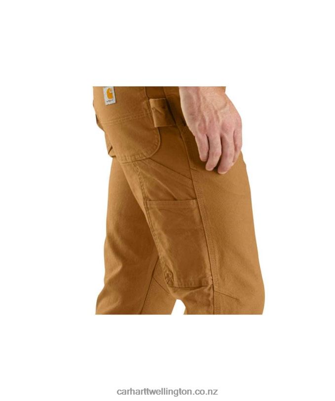 Men Rugged Flex Straight Fit Duck Tapered Leg Utility Work Pant Carhartt R6J0P67 Black