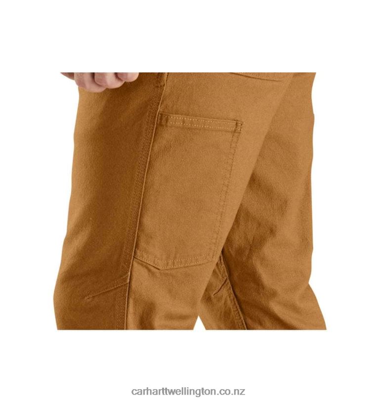 Men Rugged Flex Straight Fit Duck Tapered Leg Utility Work Pant Carhartt R6J0P67 Black