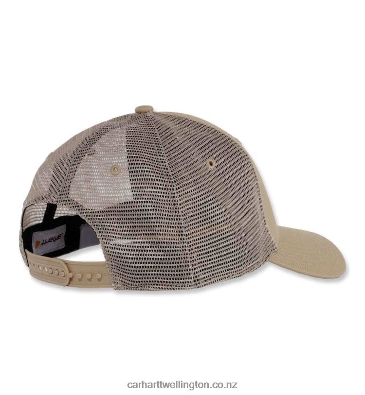 Men Rugged Professional Series Canvas Mesh Back Cap Carhartt R6J0P85 Black