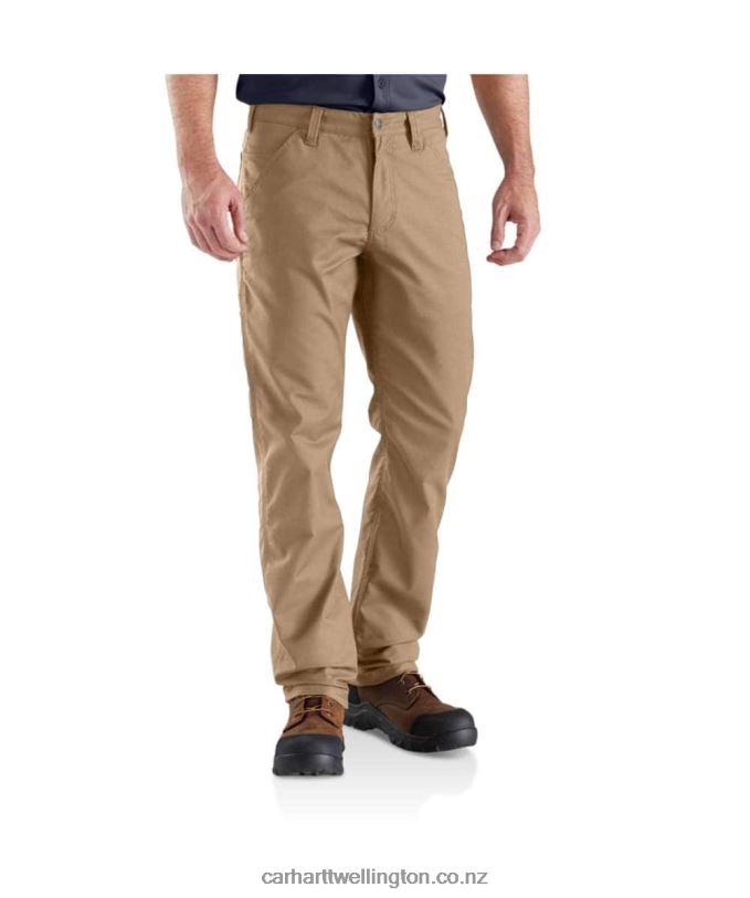 Men Rugged Professional Series Rugged Flex Relaxed Fit Canvas Work Pant Carhartt R6J0P56 Black