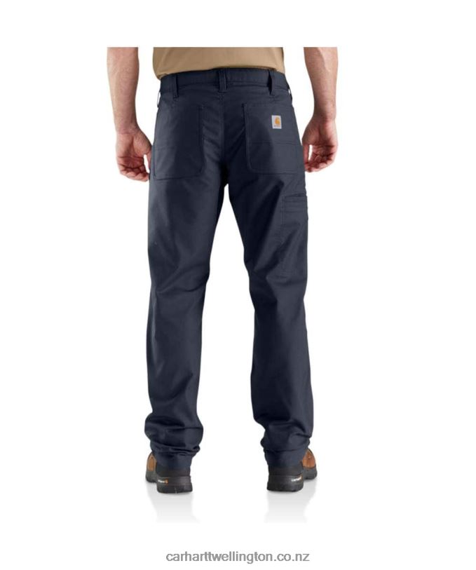 Men Rugged Professional Series Rugged Flex Relaxed Fit Canvas Work Pant Carhartt R6J0P56 Black