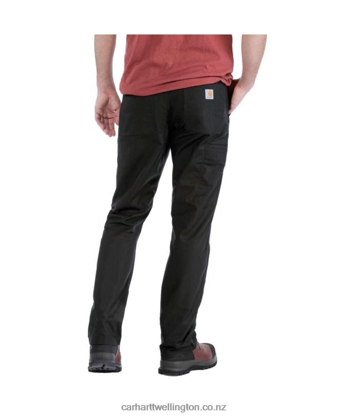 Men Rugged Professional Series Rugged Flex Relaxed Fit Canvas Work Pant Carhartt R6J0P56 Black