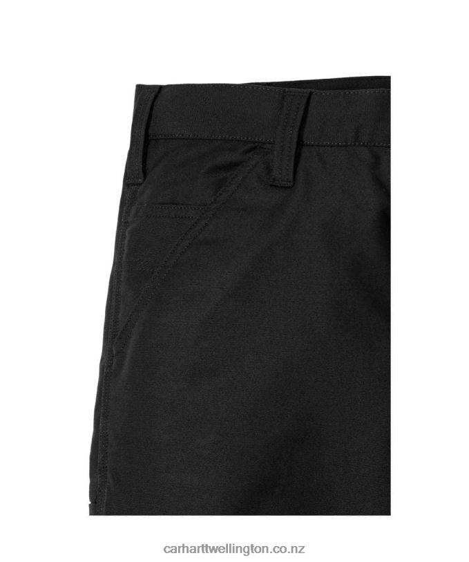 Men Rugged Professional Series Rugged Flex Relaxed Fit Canvas Work Pant Carhartt R6J0P56 Black