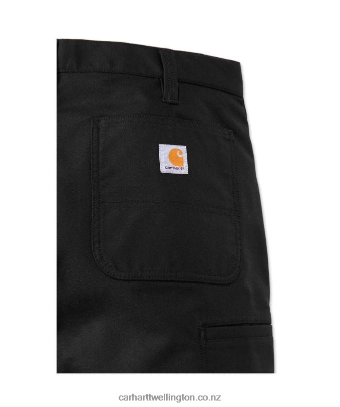 Men Rugged Professional Series Rugged Flex Relaxed Fit Canvas Work Pant Carhartt R6J0P56 Black