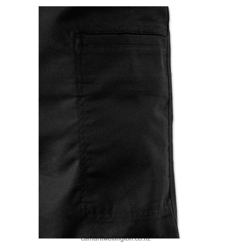 Men Rugged Professional Series Rugged Flex Relaxed Fit Canvas Work Pant Carhartt R6J0P56 Black