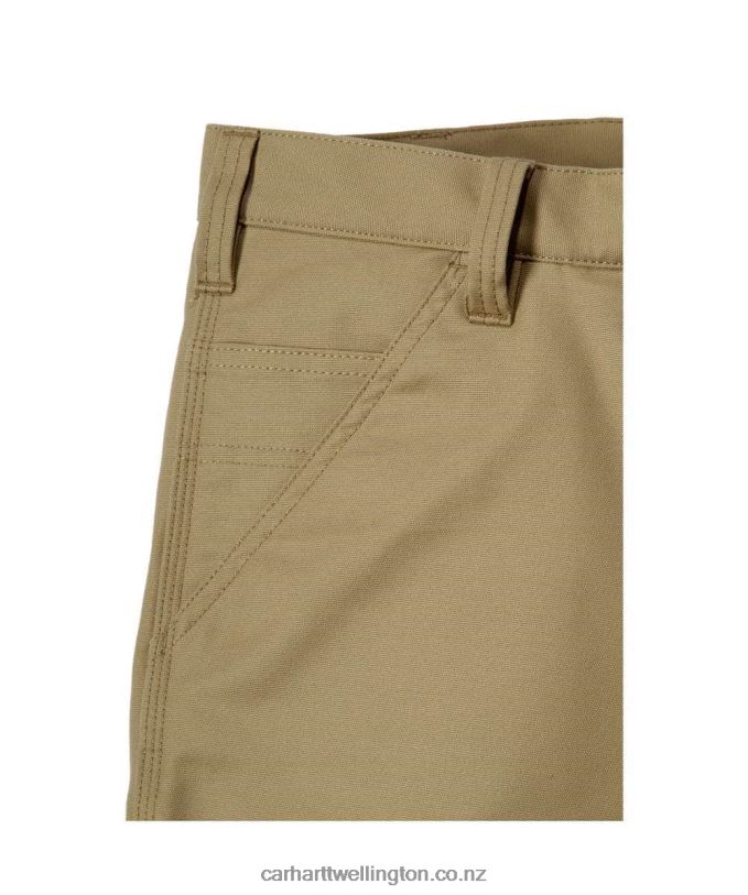 Men Rugged Professional Series Rugged Flex Relaxed Fit Canvas Work Short Carhartt R6J0P147 Black