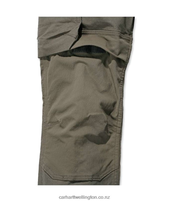 Men Steel Rugged Flex Relaxed Fit Double-Front Cargo Work Pant Carhartt R6J0P64 Black