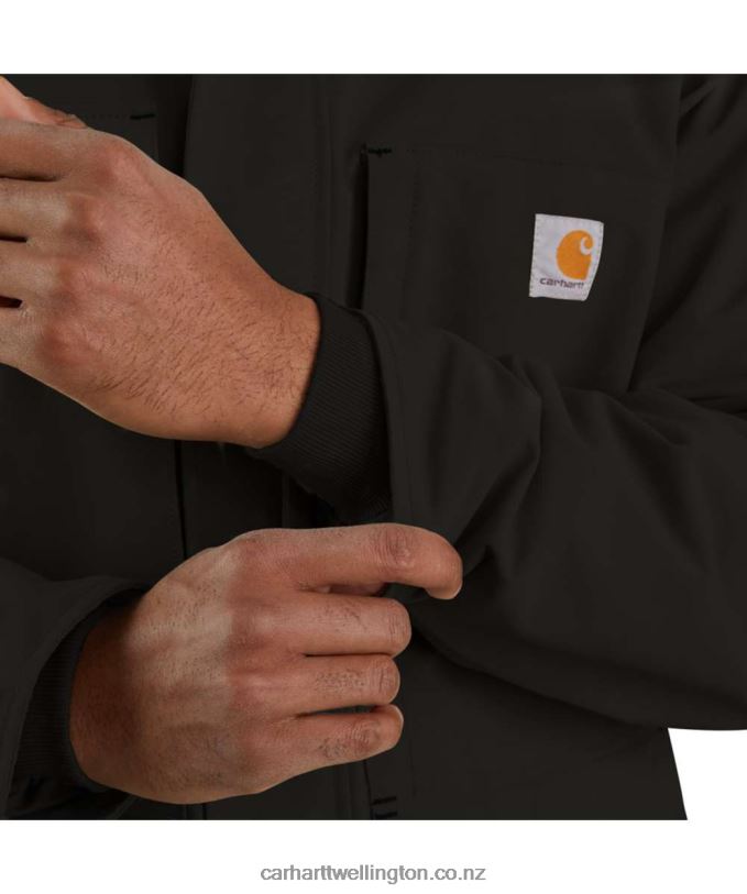 Men Super Dux Relaxed Fit Insulated Traditional Coat Carhartt R6J0P15 Black