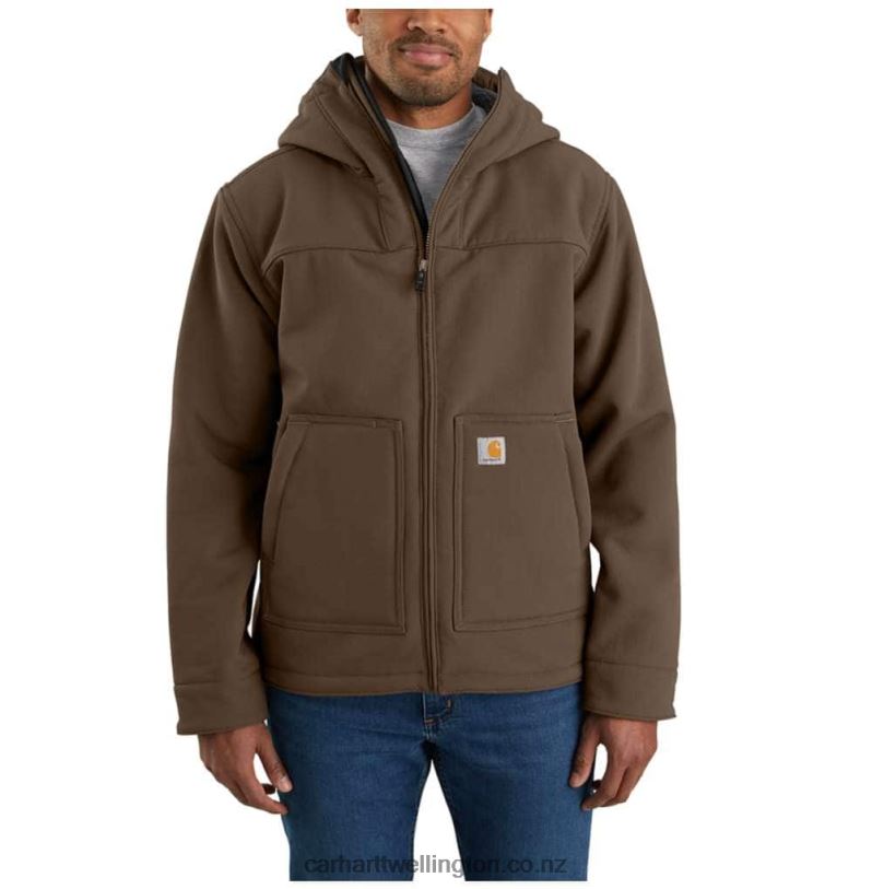 Men Super Dux Relaxed Fit Sherpa-Lined Active Jac Carhartt R6J0P20 Black