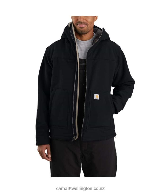 Men Super Dux Relaxed Fit Sherpa-Lined Active Jac Carhartt R6J0P20 Black