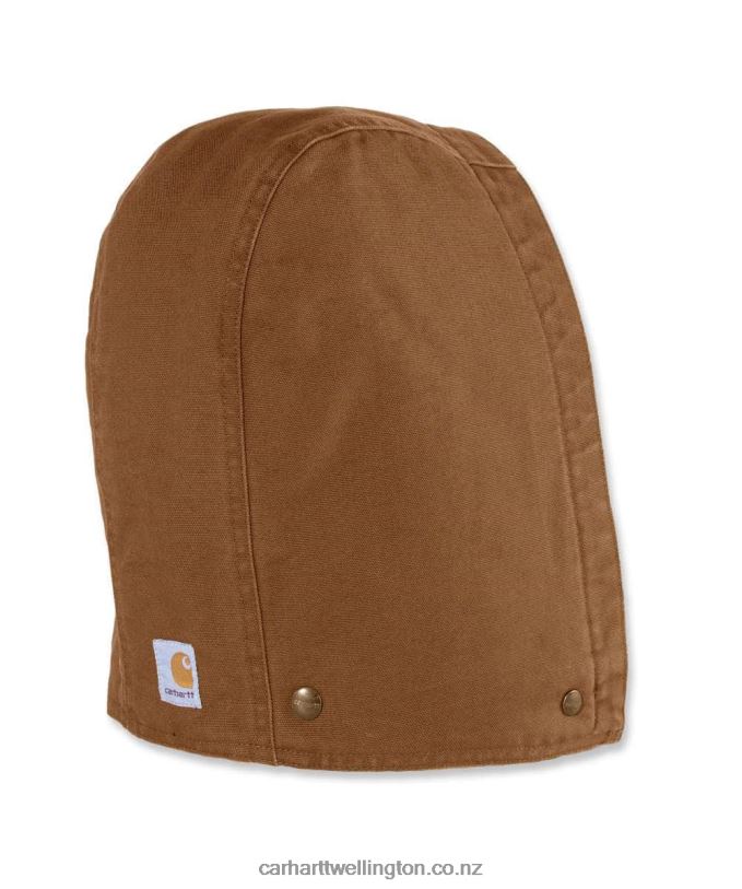 Men Washed Duck Insulated Hood Carhartt R6J0P33 Black