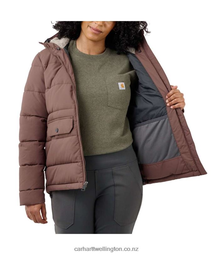 Women Carhartt Montana Relaxed Fit Insulated JacketR6J0P189 Black