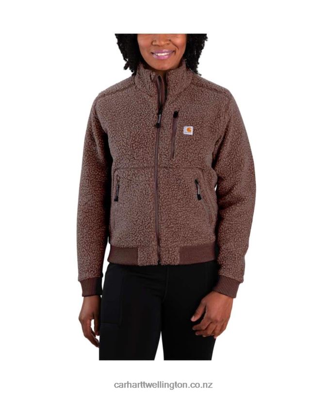 Women Fleece Jacket Carhartt R6J0P207 Black