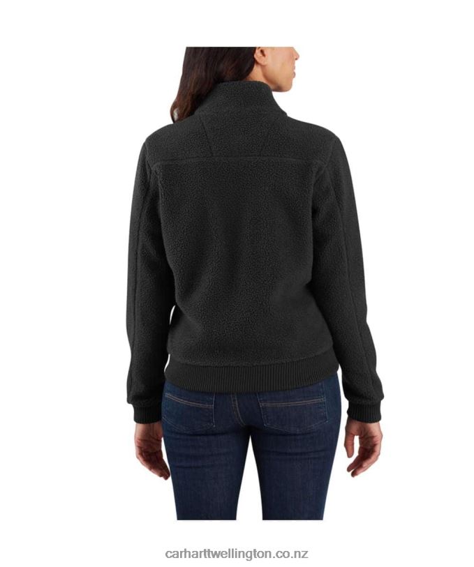 Women Fleece Jacket Carhartt R6J0P207 Black