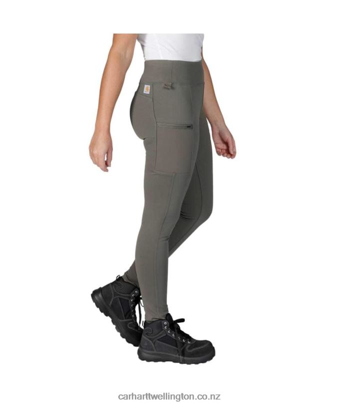 Women Force Fitted Lightweight Utility Legging Carhartt R6J0P183 Black