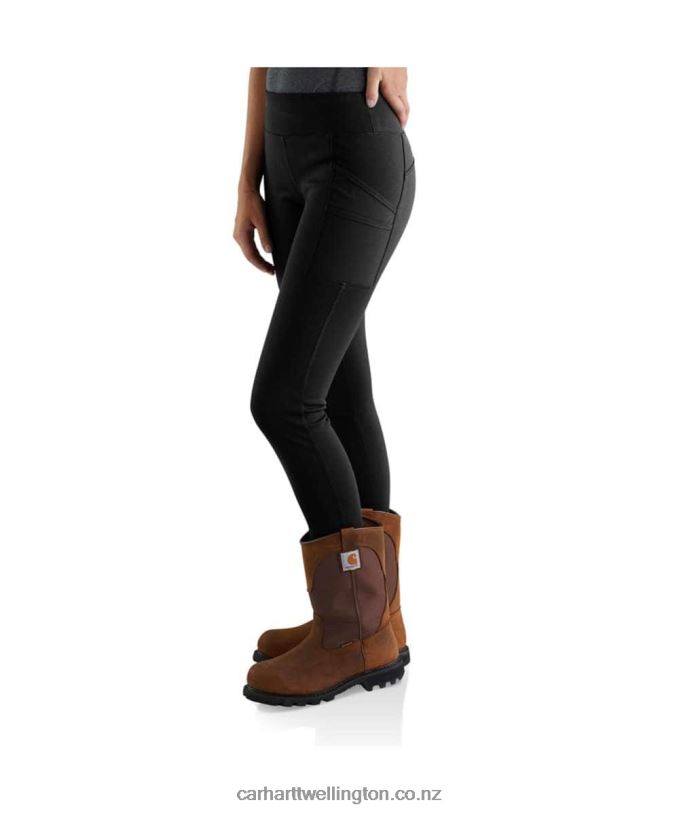 Women Force Fitted Lightweight Utility Legging Carhartt R6J0P183 Black