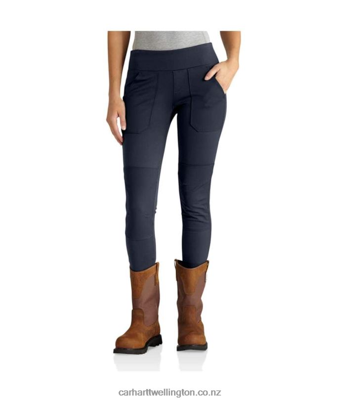 Women Force Fitted Midweight Utility Legging Carhartt R6J0P182 Black