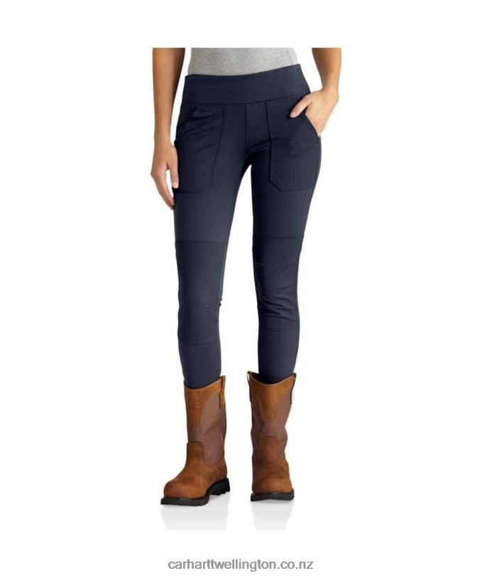 Women Force Fitted Midweight Utility Legging Carhartt R6J0P182 Black