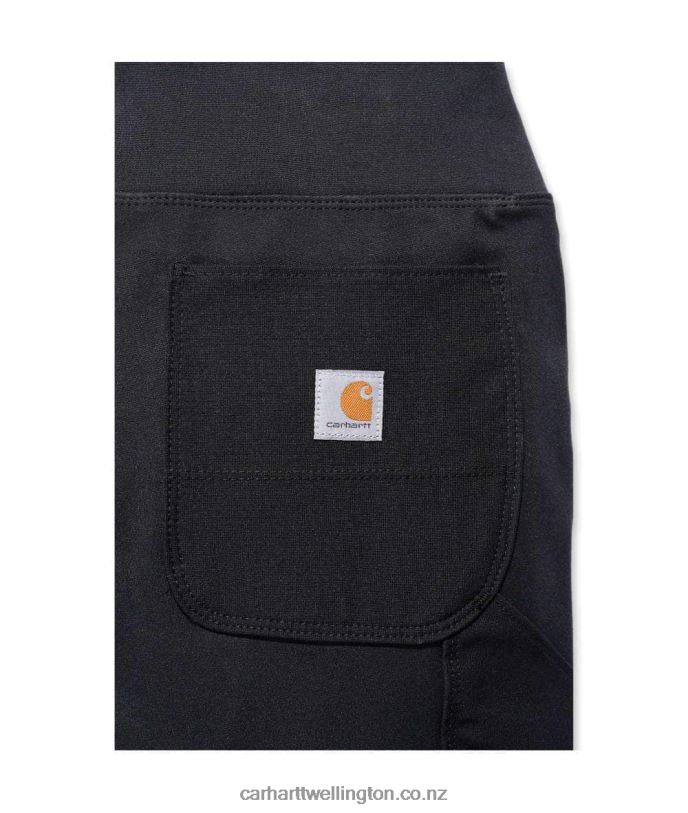 Women Force Fitted Midweight Utility Legging Carhartt R6J0P182 Black