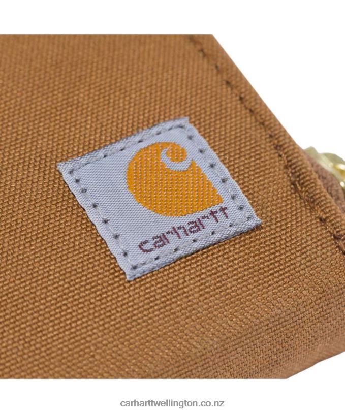 Women Nylon Duck Lay-Flat Clutch Wallet Carhartt R6J0P232 Black